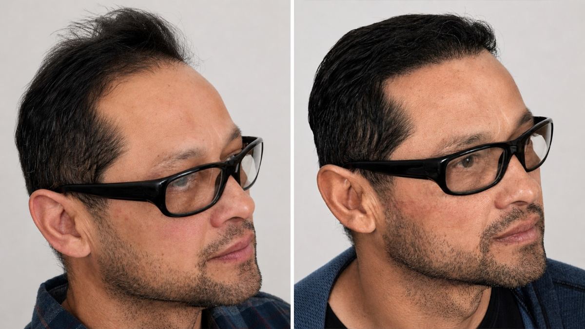 Hair transplant before photo: Madison T. · 3,300 Advanced FUE™ grafts