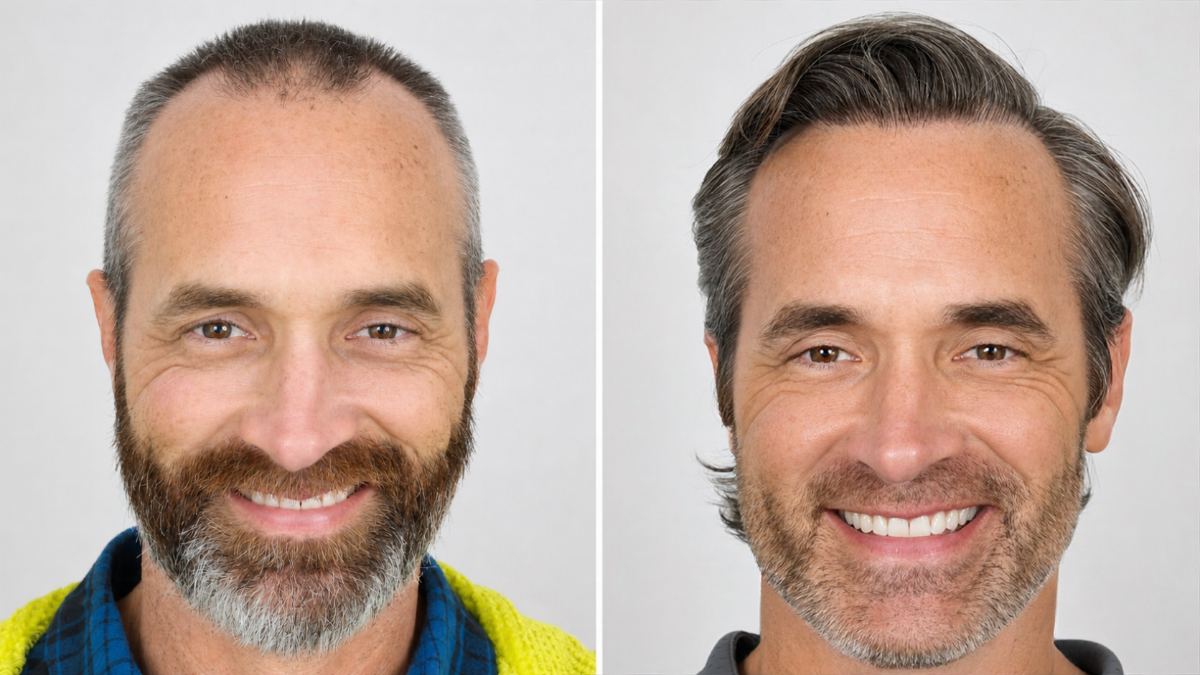 Hair transplant before photo: Kyle M. · 3,000 Advanced FUE™ grafts